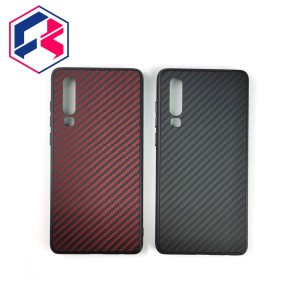 Aramid Carbon Fiber+TPU phone cases for Huawei P30 phone Protection
