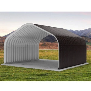 Arch building 6.1M X 5.55M X 3.68M garden shelter tent outdoor car parking lot car garage durable carport