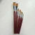 Import Art supplies high quality brush for acrylic oil painting paint brushes set with red wood handle from China