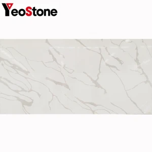 Artificial calacatta quartz stone countertop vanity tops table tops
