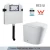Import Australian standard watermark high quality wall hung toilet suite with concealed cistern 6013 from China