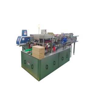Automatic carton box packaging machine in tuna production line