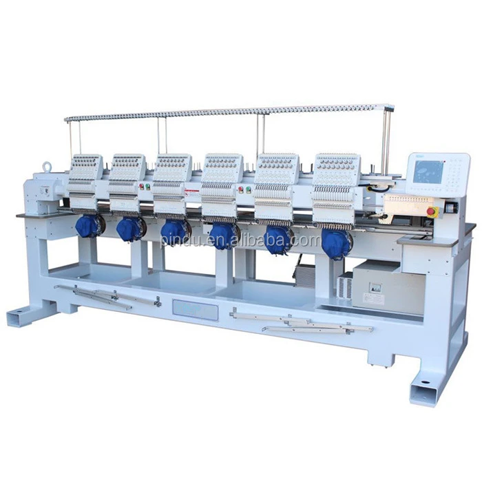 automatic mini multi head computer embroidery machine/3d hat embroidery machine/cross stitch embroidery machine