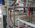 Automatic pipe stretch film wrapping machine/packing machine manufactured in China by Luga