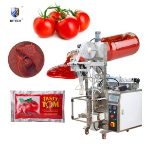 Automatic tomato paste sauce peri and sealing filling packing machine