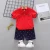 Import baby boys clothes short sleeve gentleman suit bow tie boy dress  clothes kids boy clothing sets polo shirt with short pants from China