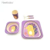 Baby Product:Lovely Printing Bamboo children tableware/bamboo fibre tableware/baby plate