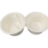 Bagasse sugarcane 2oz 4oz small sauce cup with PLA or CPET coating