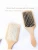 Import bamboo head meridian massage comb  household large plate comb Wholesale Dry and Wet Bamboo Hair Brush Comb from China