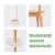 Import Bamboo wood coat rack simple modern bedroom floor hanger multi-function hall storage shoe bench from China