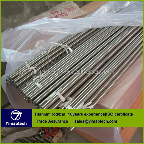 Baoji factory supply best price pure&amp;alloy titanium round bars