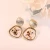 Import Baroque Geometric Irregularity Drop Earrings Fashion Creative Acrylic Shell Stud Earring Jewelry Christmas Gift from China
