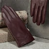 Basic Elegant Sheepskin Ladies Dressing Gloves