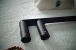 Bathroom accessories stainless steel matt black toilet paper roll holder