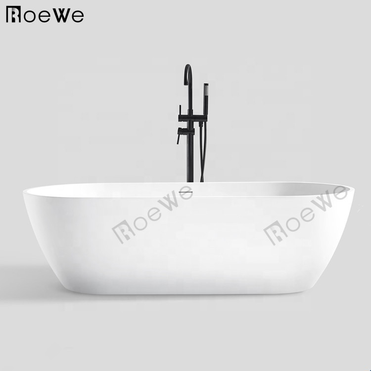Buy Bathroom Artificial Stone Bathtubs Solid Surface Stand Alone