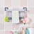 Import Bathroom kitchen without Traces Plastic stainless steel towel bar hanger rack from China