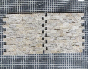Beige Cultural Stone Tiles Nature Travertine Stone
