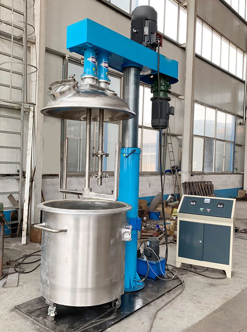 Best price 4000 liter hydraulic lift high speed disperser for paint / paint industry