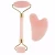 Import Best price handheld rose quartz jade roller gua sha beauty facial massage rose jade roller for face with box from China