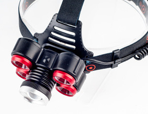 Buy Best Quality 5 Leds Rotating Zoom Focus T6 Cob Multi Heads Direct ...