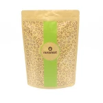 Best quality kraft paper aluminum foil ziplock stand up packaging pouch for tea coffee bean snacks