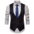 Import best quality mens suit waistcoat sleeveless one button vest from China