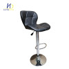 Best Sale Modern Nordic High Quality Leather Swivel Adjustable Counter Bar Stool Chair with Back