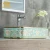 Import Best sellers single hole rectangle green printing ceramic bathroom art sinks porcelain China basins color wash basin from China