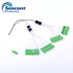 Best selling FTTH optical equipment optical fiber PLC splitter 2*32 SC optical fiber branching device