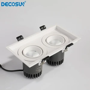 Bezel can be changed down light dimmable Ra80 Ra90 Ra95 14W 20W 30W adjustable led embedded module spotlight
