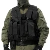 Black Breathable and Comfortable Tactical Combat Vest Plus Size Mens Security Safety Tactical Vest