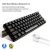 Import Black/white 61 key wired/wireless multi-device yellow LED backlit game office mechanical keyboard from China