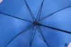 blue grid edge telescopic plastic cover umbrella drip cover retractable umbrella  with non-drop cover