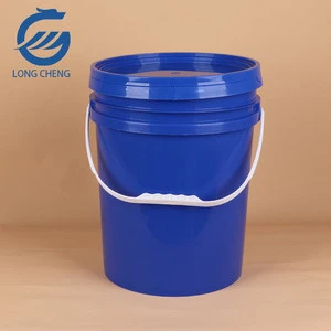 blue plastic barrel drums