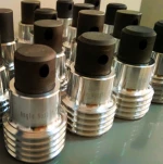 Boron carbide wet spray nozzle for clean