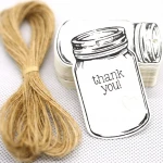 Bottle Shape Kraft Gift tag Wedding Party Paper Tag Price Label Hang Tag 50pcs/lot