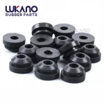 Brake hose fitting custom silicone rubber long neck grommets