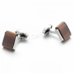 brass cufflinks cuff link button buttons links Cats Eye platinum for man 16.5x15mm 1317246