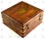 Import Brass Sundial Compass 5" Dia with Hardwood Box - Antique Sundial Compass Replica - Gilbert & Sons from India