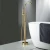 Import Brushed Gold Freestanding Faucets Floor Mount Bathtub Faucet With Handheld Shower from China