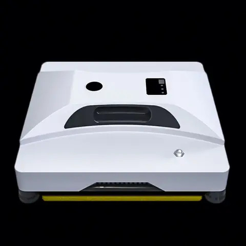 Brushless motor automatic detection vacuum window cleaning robot with water spray suitable for frameless glass