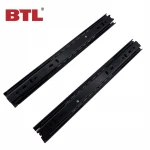 BTL Full Extension 75LB Telescopic Ball Bearing Slide 35mm Width 3 Fold Ball Bearing Drawer Slide Rail Cabinet Drawer Slide