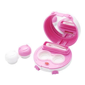 BUBM Automatic Cleaning Contact Lens Case With Mirror