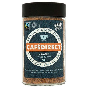 Cafe Direct Freeze Dried Organic Decaffeinated Instant Coffee 100g