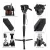 Import camera monopod Cayer AT35DVK3 aluminum monopod with 5 sections telescopic legs from China