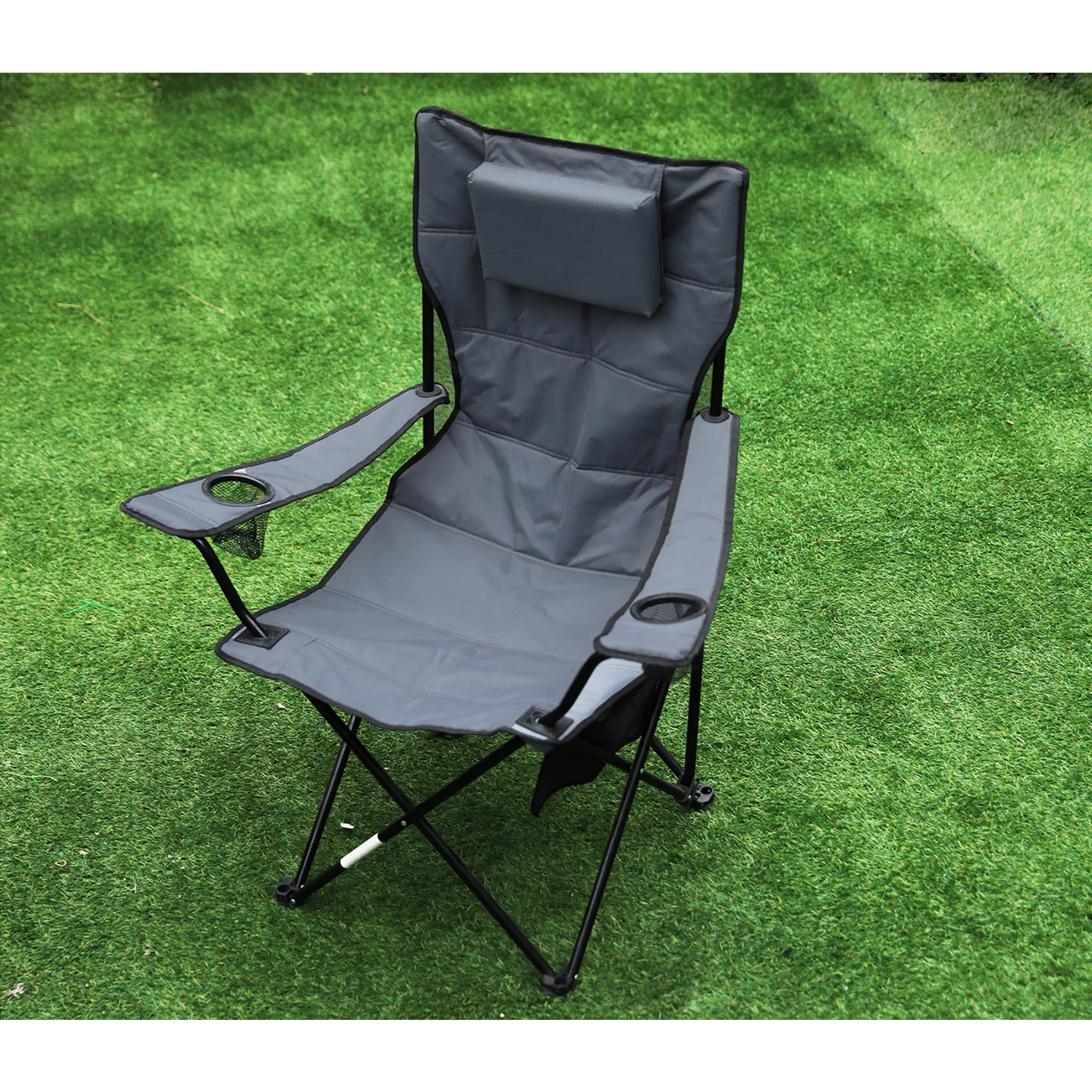 Camping fishing chair foldable frame reasonable price printing folding custom beach chairs