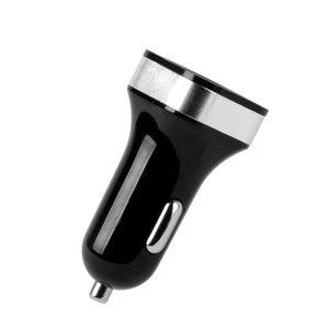 Car charging accessories Dual Usb Car Charger Adapter 2 usb Port Led 2.4A Smart Car charger for iphone 8/X/XS/XR/MAX