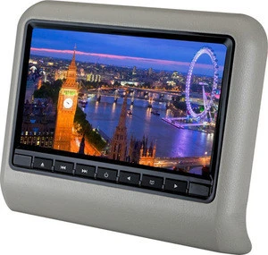 Car headrest monitor with 9 inch screen