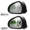 Car Rear Mirror 2Pcs Protective Film Anti Fog Film Window Clear Rainproof Rear View Mirror Protective Auto Accessories V194