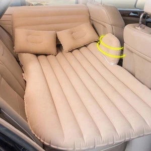 Car Travel Inflatable Mattress Air Bed Cushion Portable Camping Universal for  Extend Air Couch with Two Air Pillows